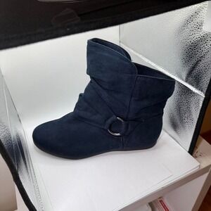 CLOUDWALERS COMY NAVY BOOTOES